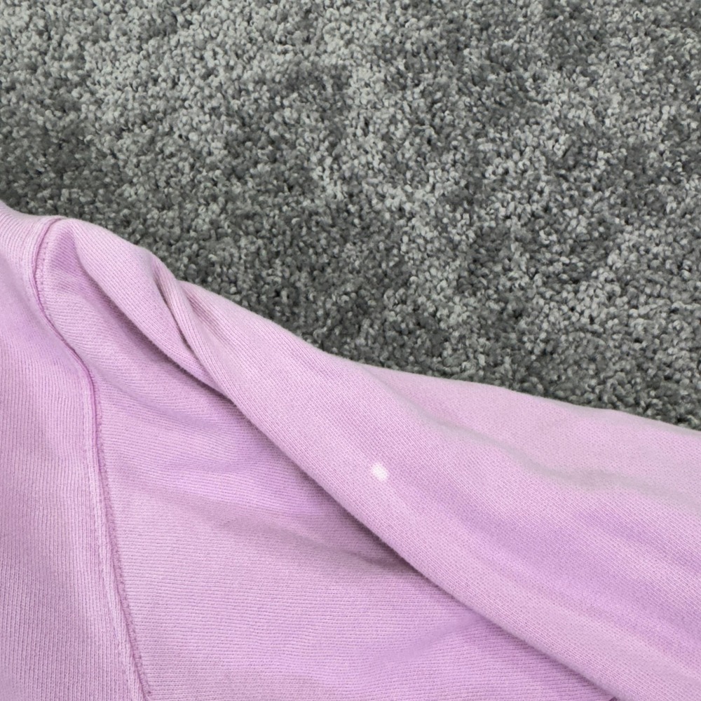 Aerie Hoodie Womens Medium Pink Pullover V Neck Kangaroo Pocket Casual City - Picture 11 of 13